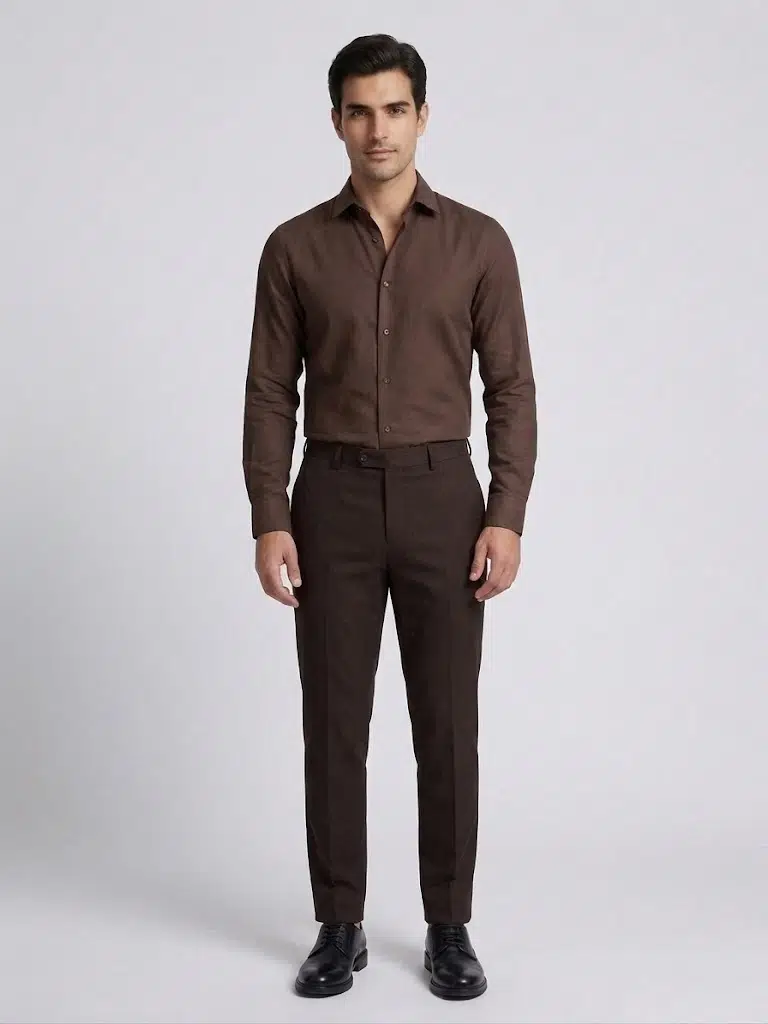 CASABA Klasik Kumaş Pantolon 9085 - KAHVE