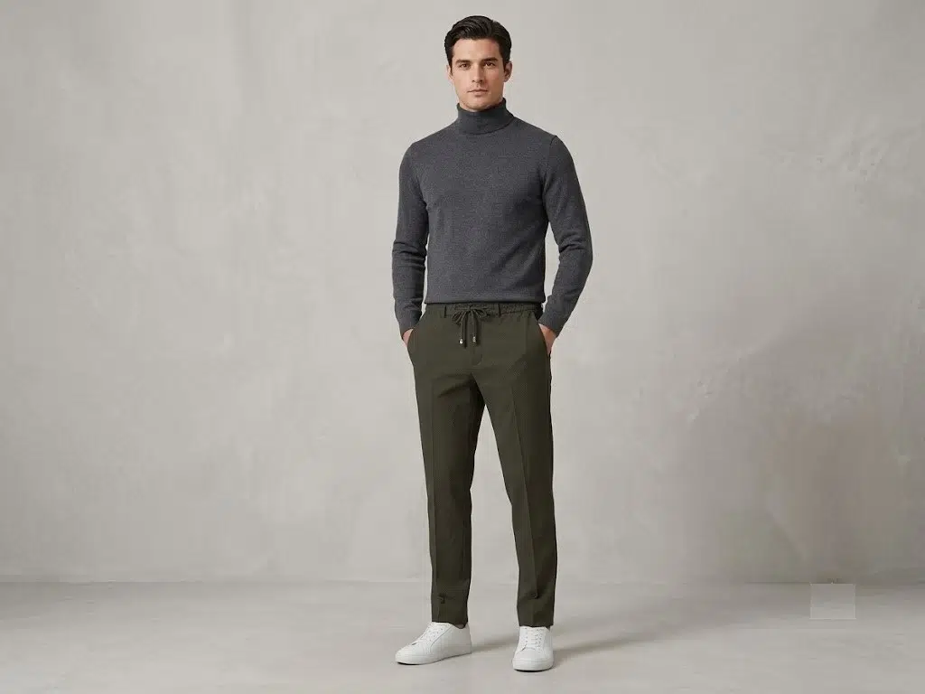 CAVANNA Jogger Fit Smart-Casual Pantolon 9395 - HAKİ
