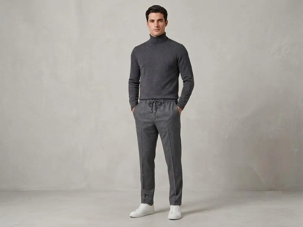 CAVANNA Jogger Fit Smart-Casual Pantolon 9395 - GRİ