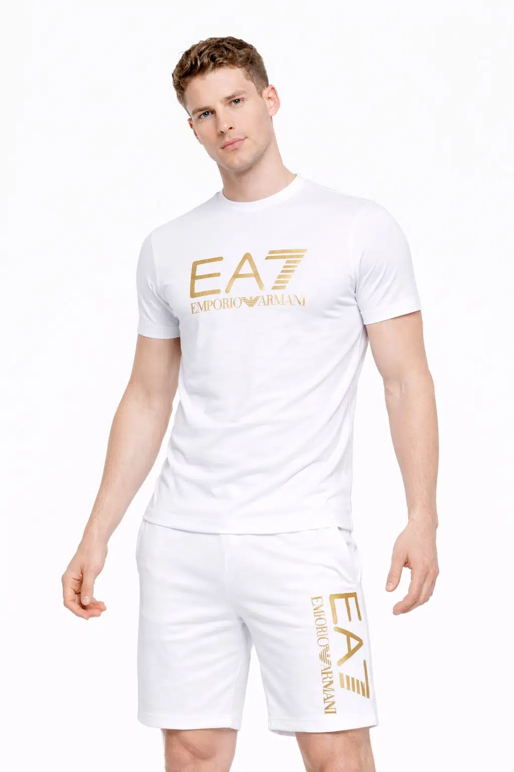 EA7 Train Core Id Erkek T-shirt 7M001412AF22264 - BEYAZ