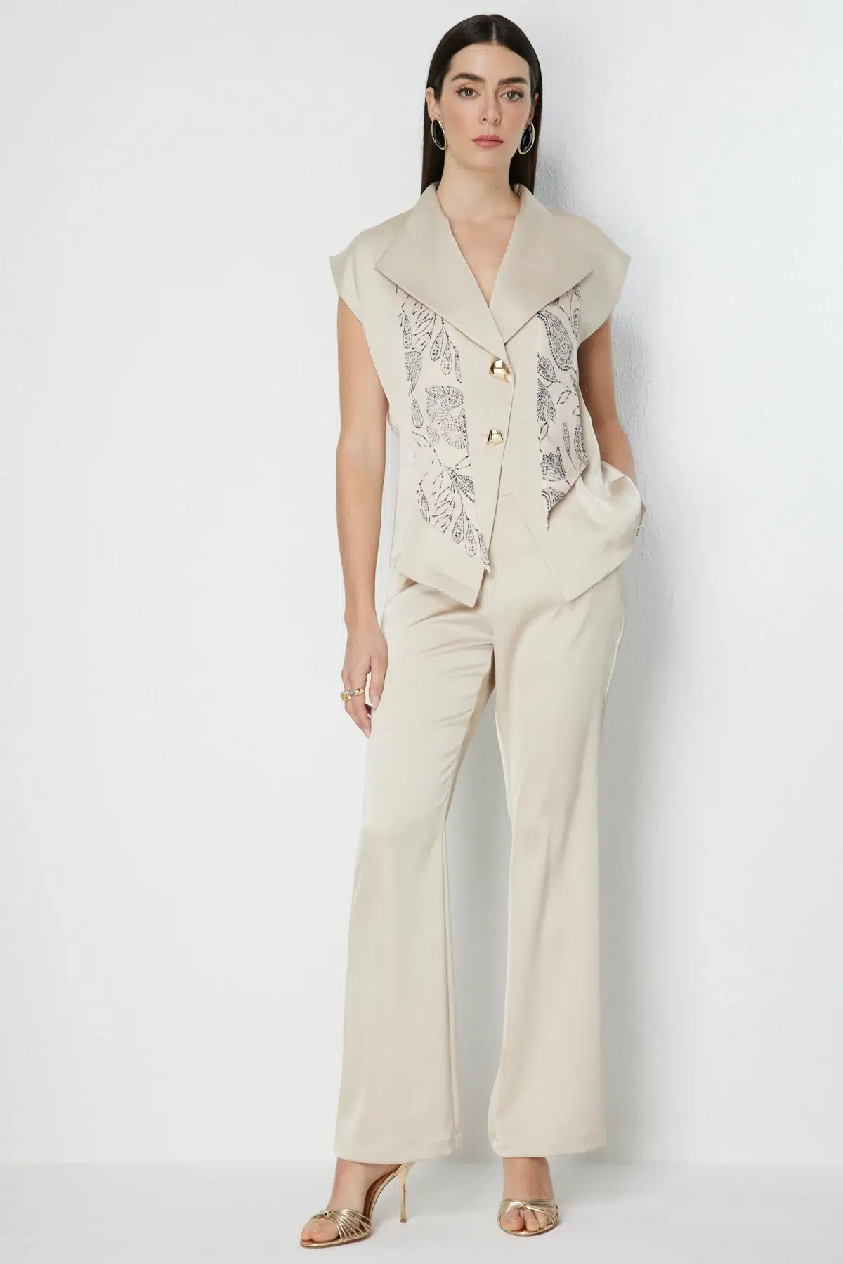 EKOL PANTOLON 1214 - GOLD