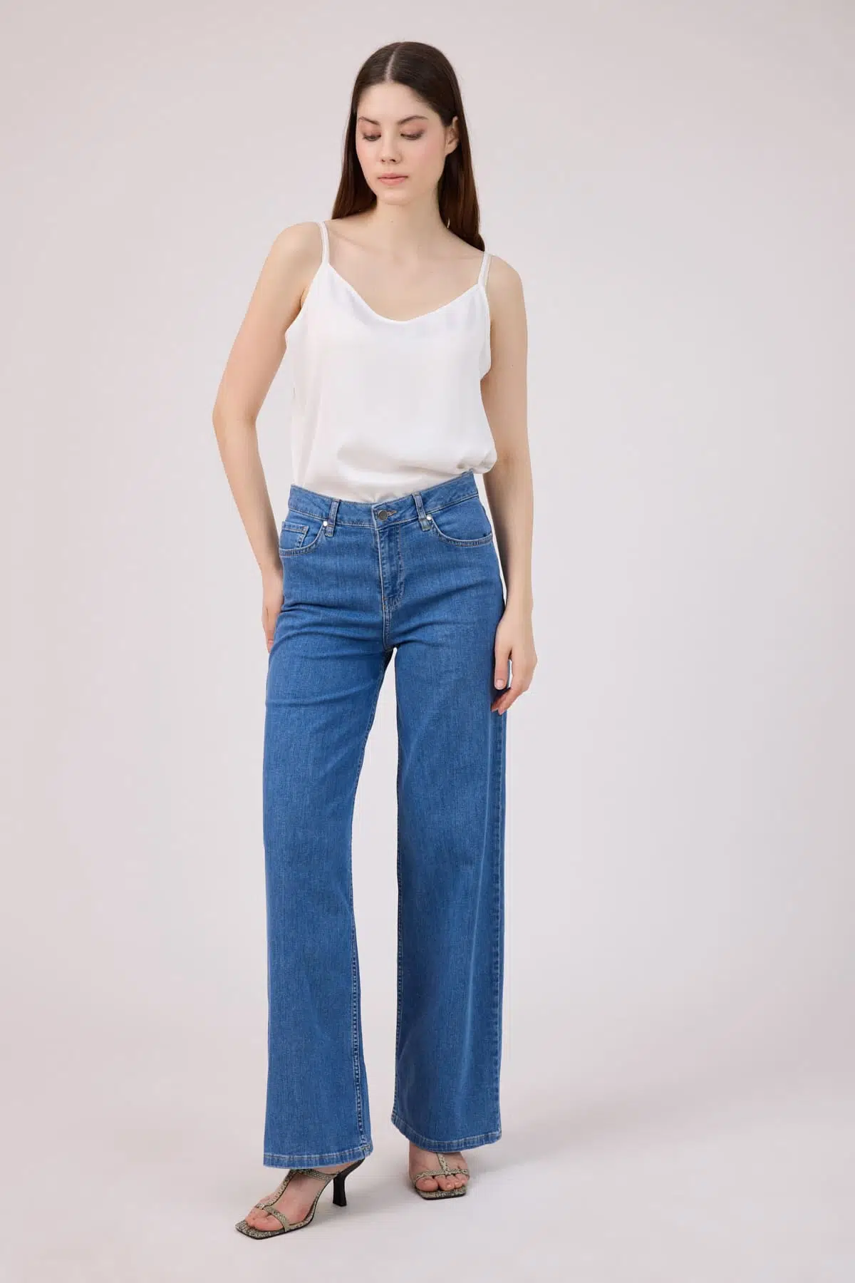 FEVER Düz Paça Jean Pantolon 12053 - LACİVERT