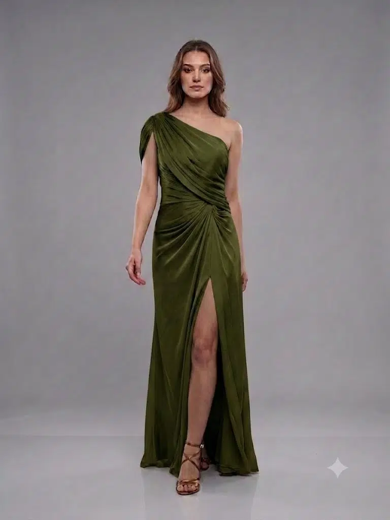 FOR COSTUME ABİYE ELBİSE 10563 - HAKİ