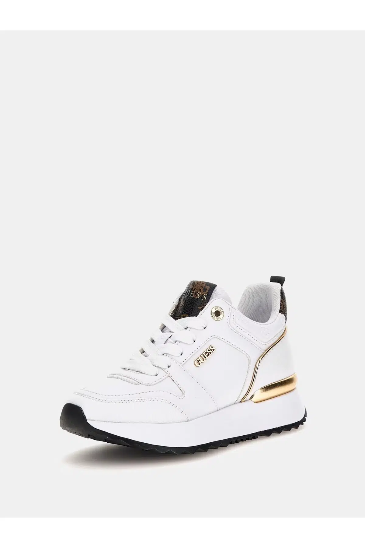GUESS Kaddy Logo Detaylı Sneaker FL8DDYELE12 - BEYAZ