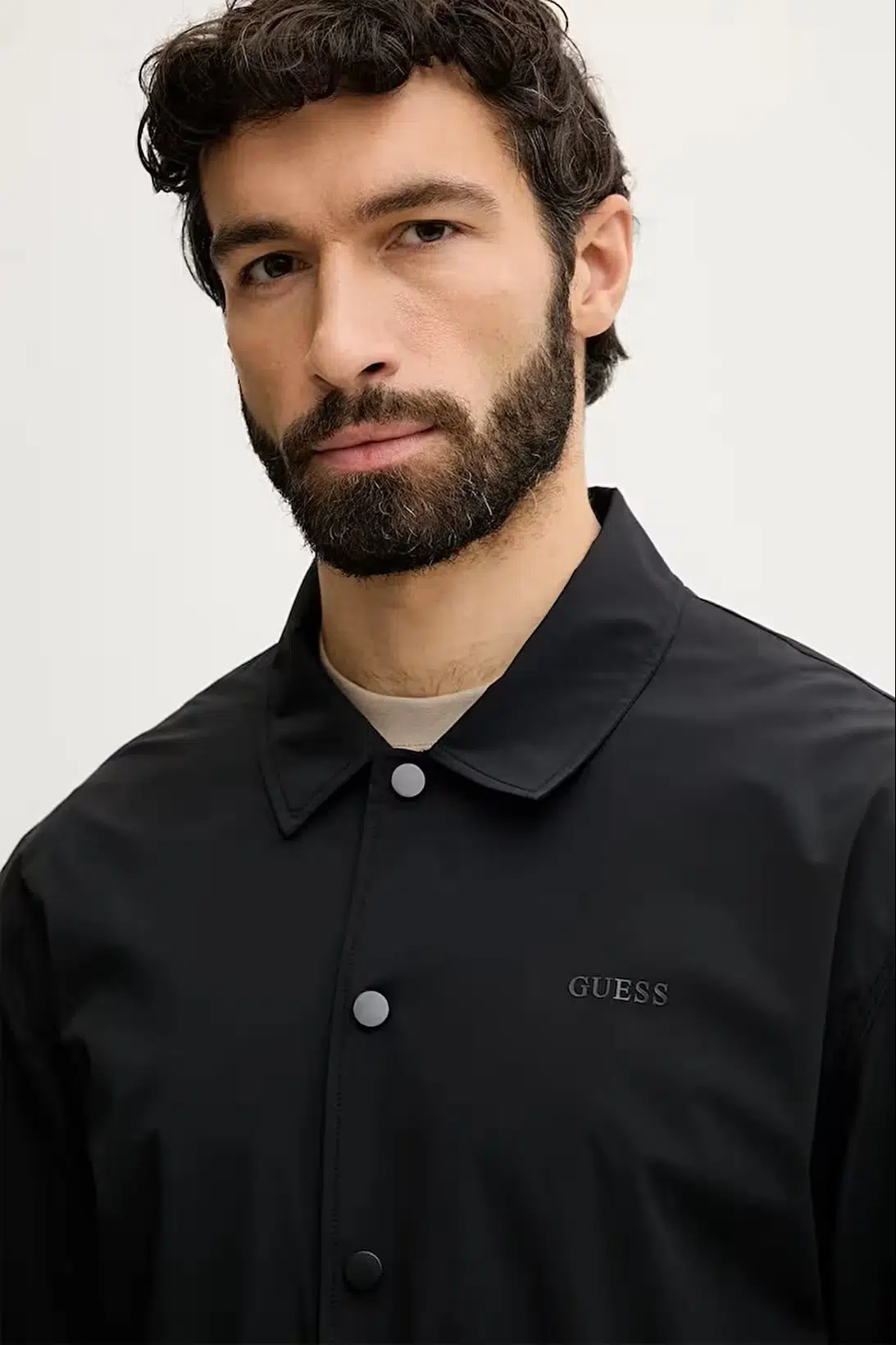 GUESS Ottavio Erkek Gömlek Z6GH01W2357 - SİYAH