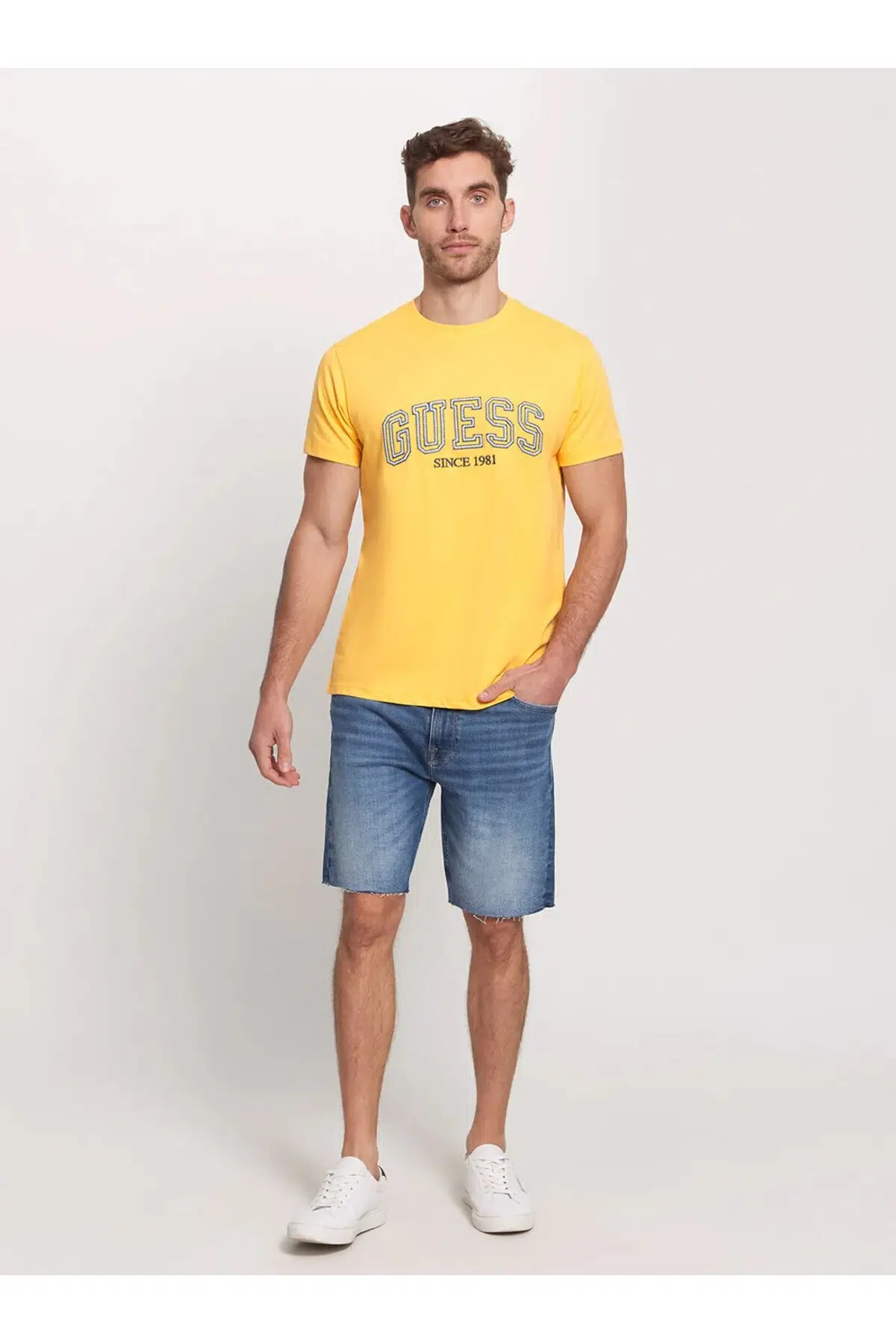 GUESS Yazılı T-shirt M4GI62I3Z14 - MULTİ