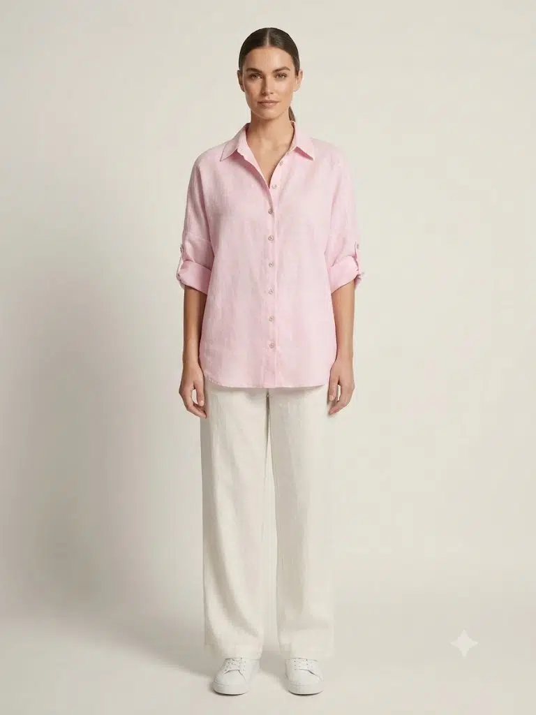 İNTERSAN ARAS BLUZ 14036 - PEMBE