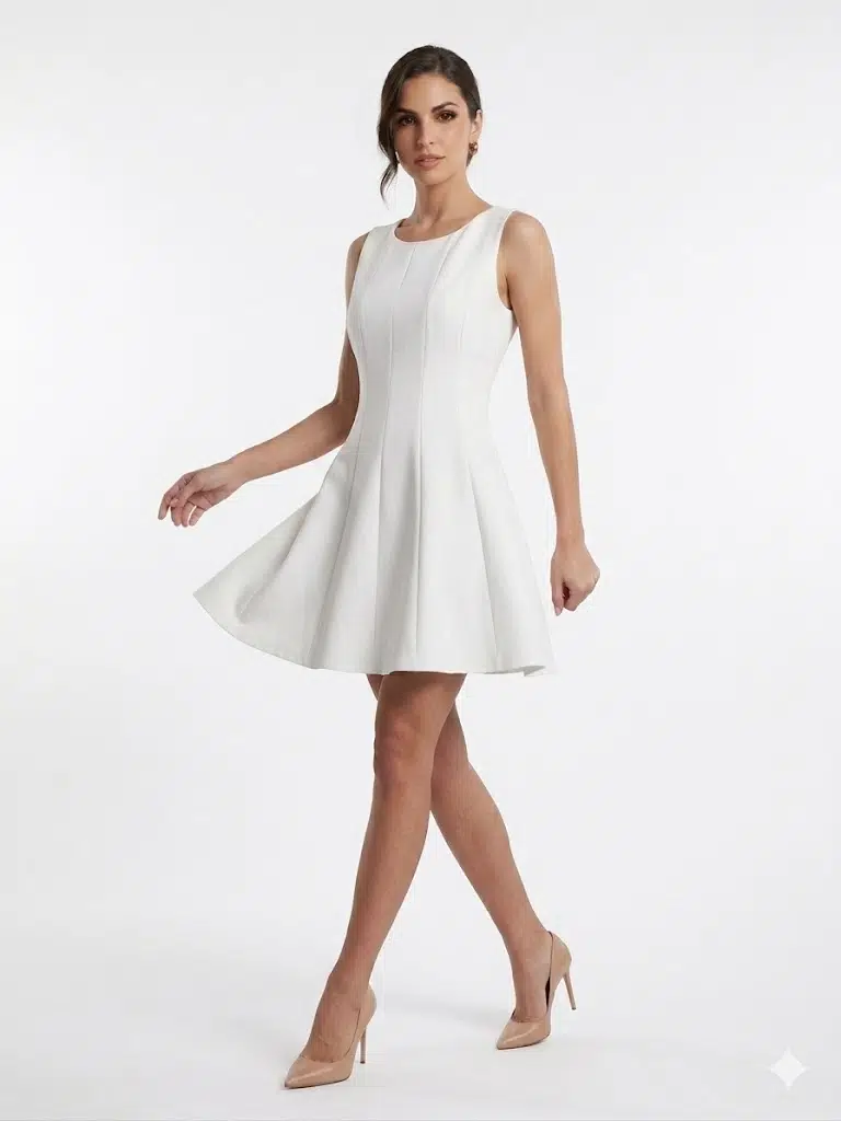 İNTERSAN Mini Düz Elbise 1074 - SARI