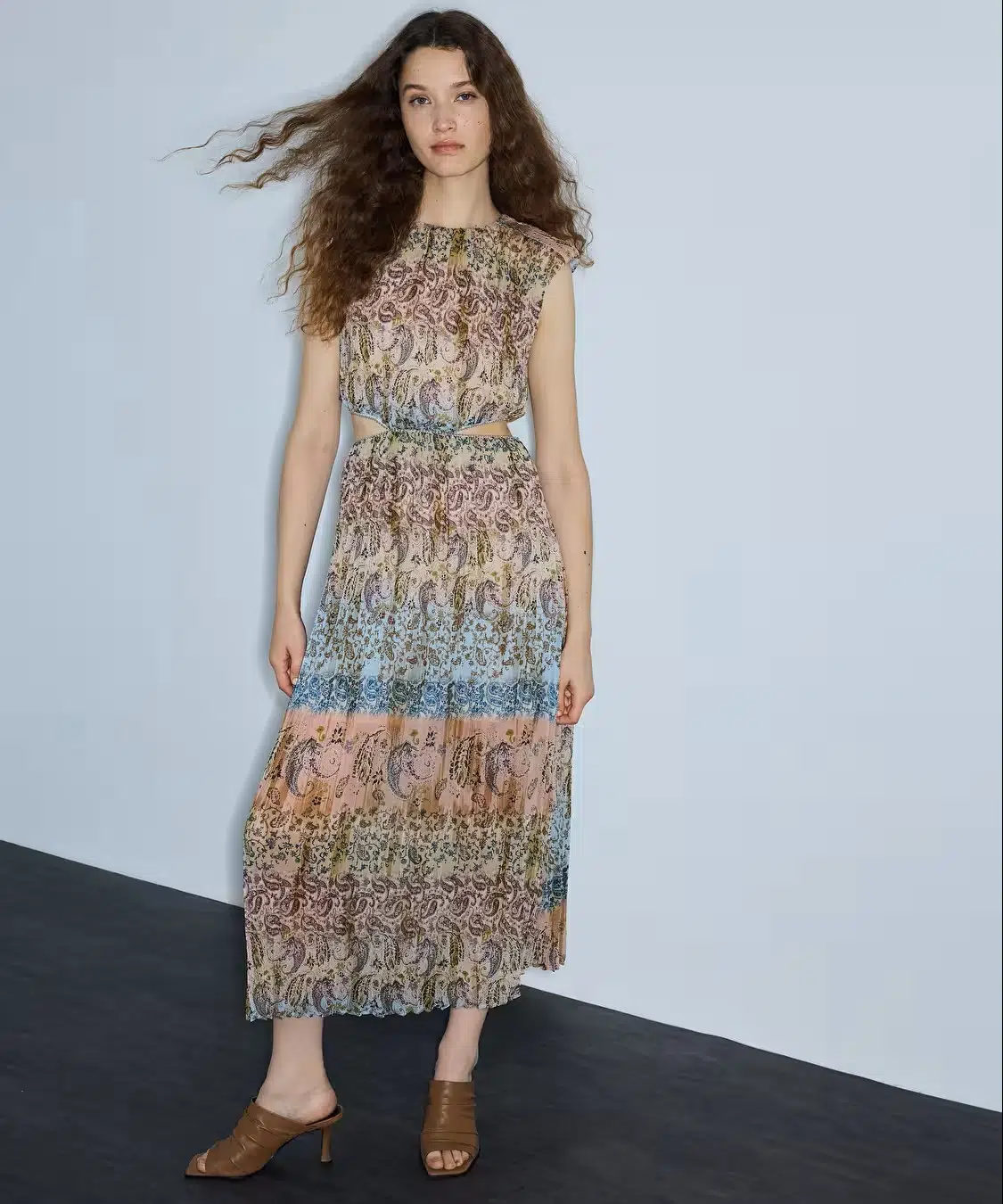 İPEKYOL Etnik Desen Cutout Elbise IS1260002292