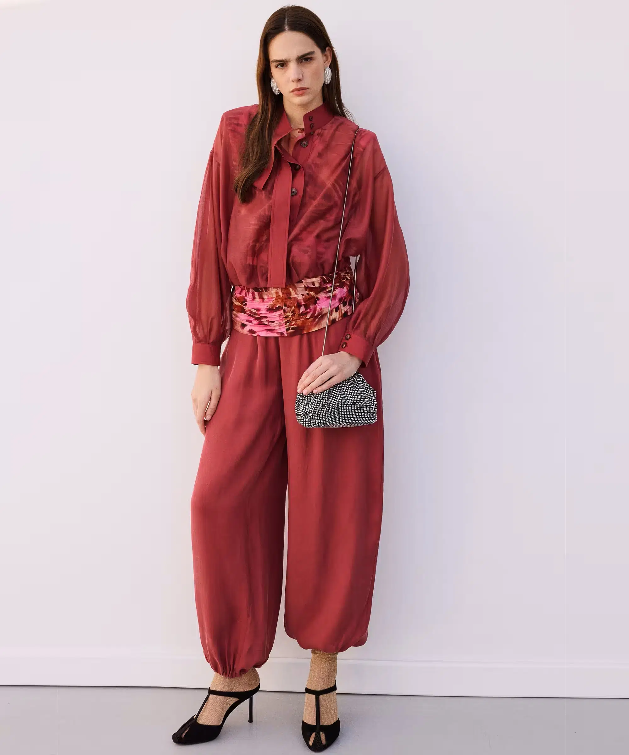 İPEKYOL PANTOLON IS1260003184 - GÜL KURUSU