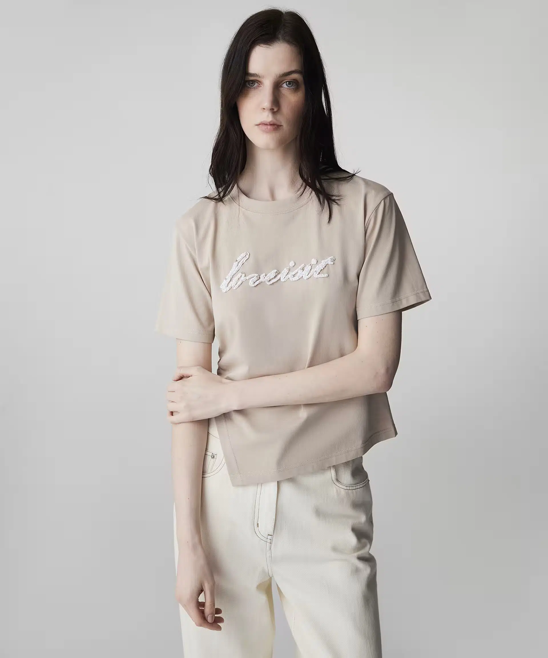 İPEKYOL T-SHIRT IS1260070045 - NATUREL
