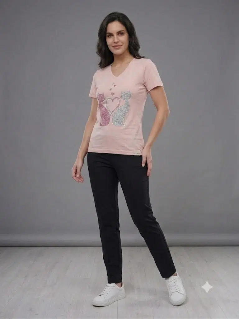 KAZEE T-SHIRT 80192 - PUDRA