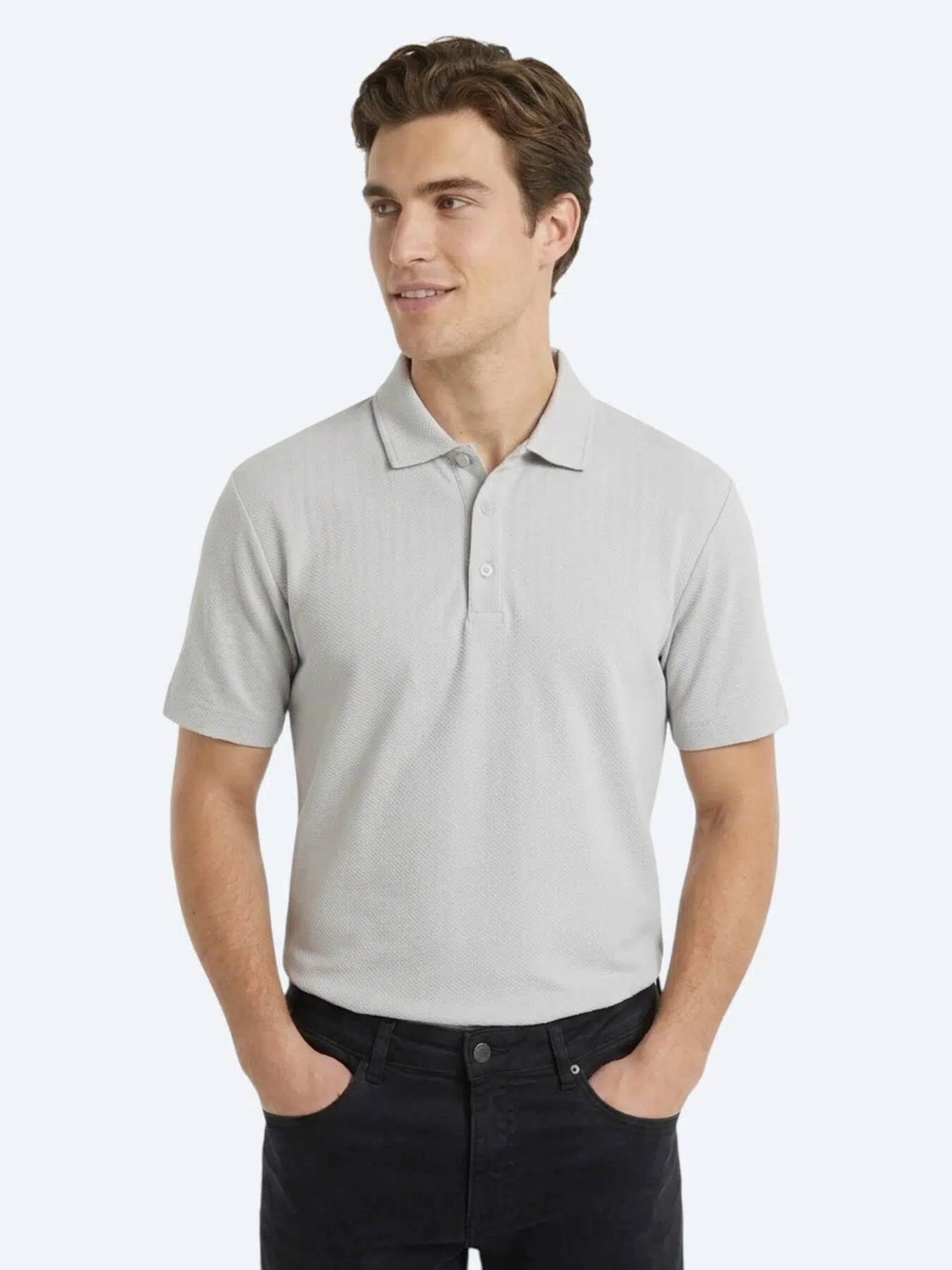 KİP Polo Yaka T-Shirt 10136 - GRİ