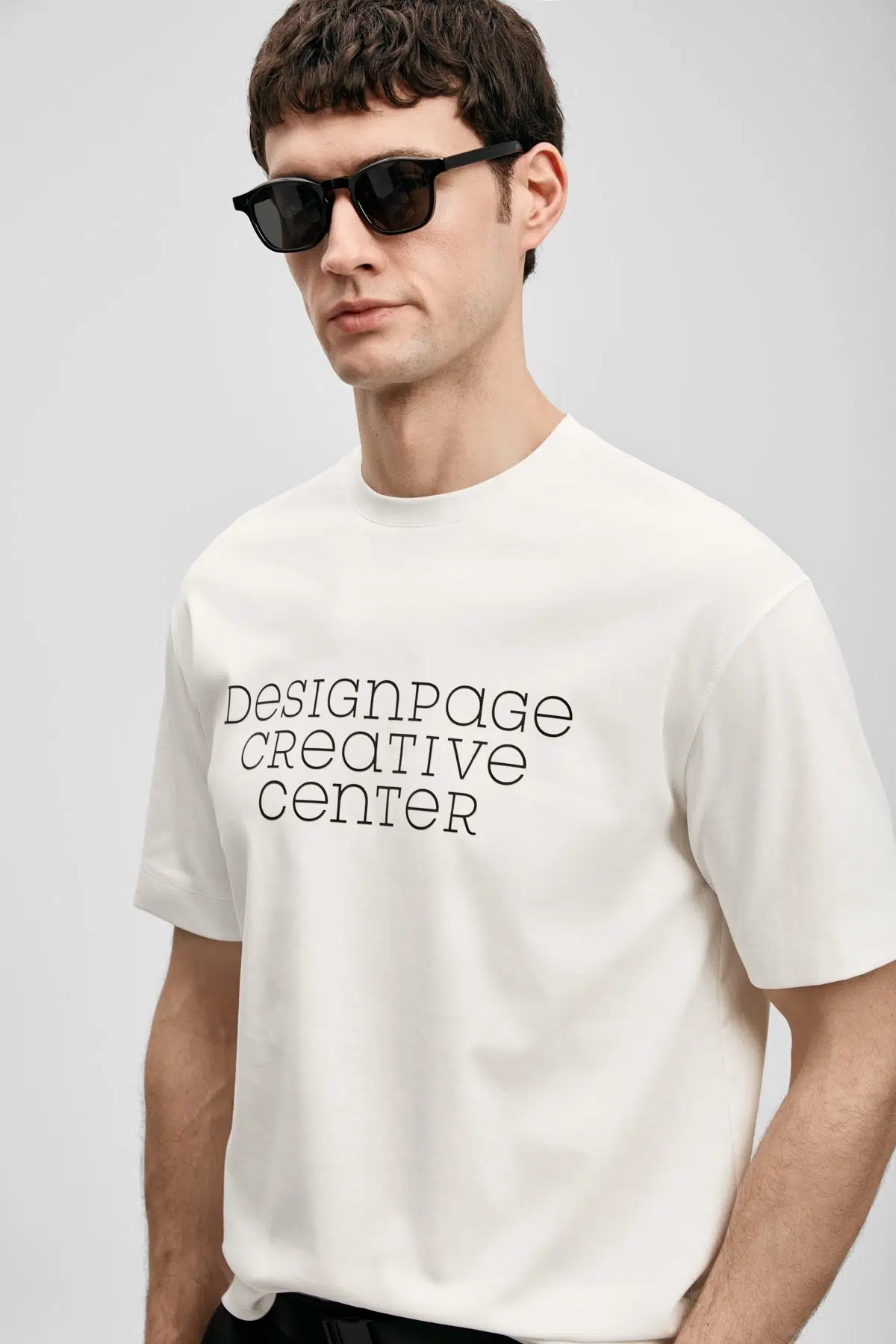 LUFİAN T-SHIRT 111020284 - KIR.BEYAZ
