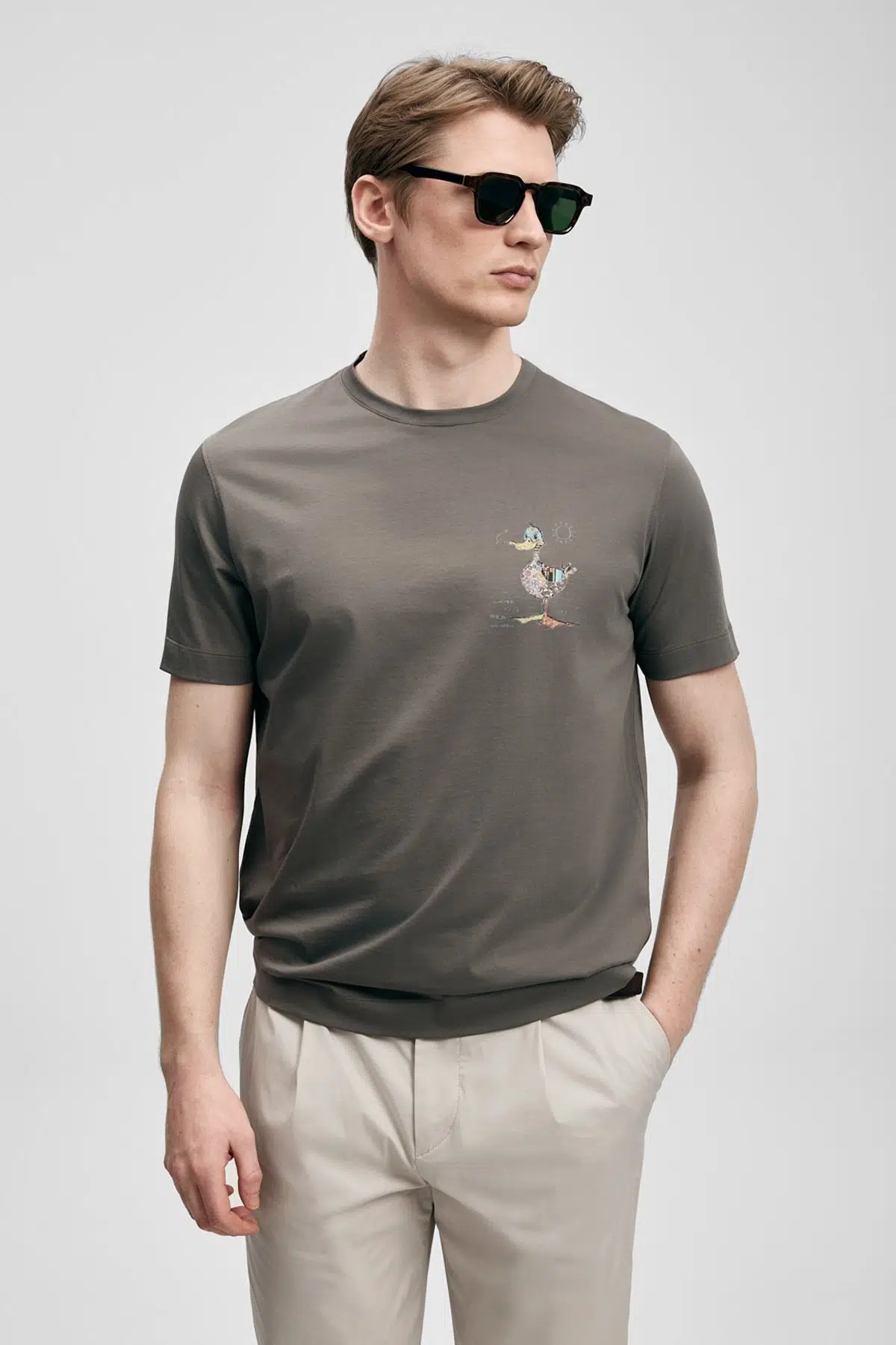 LUFİAN T-SHIRT 111020313 - VİZON