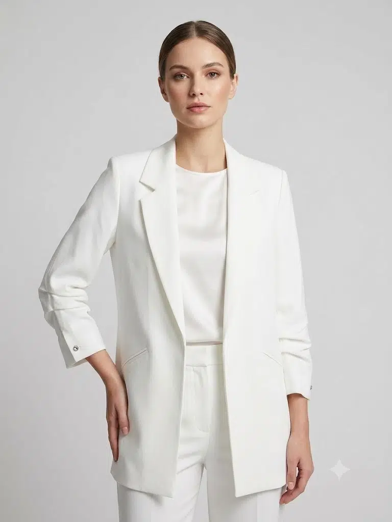 MARE SOLE Blazer Ceket 600 - BEYAZ