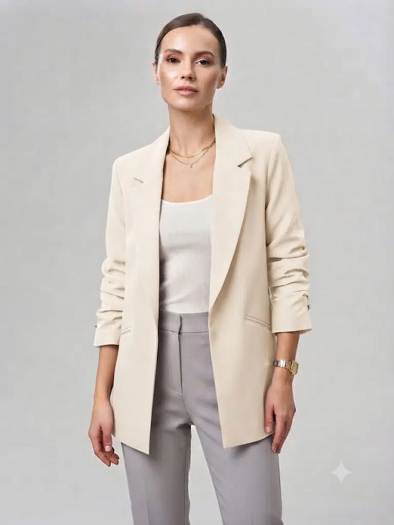 MARE SOLE Blazer Ceket 600 - BEJ