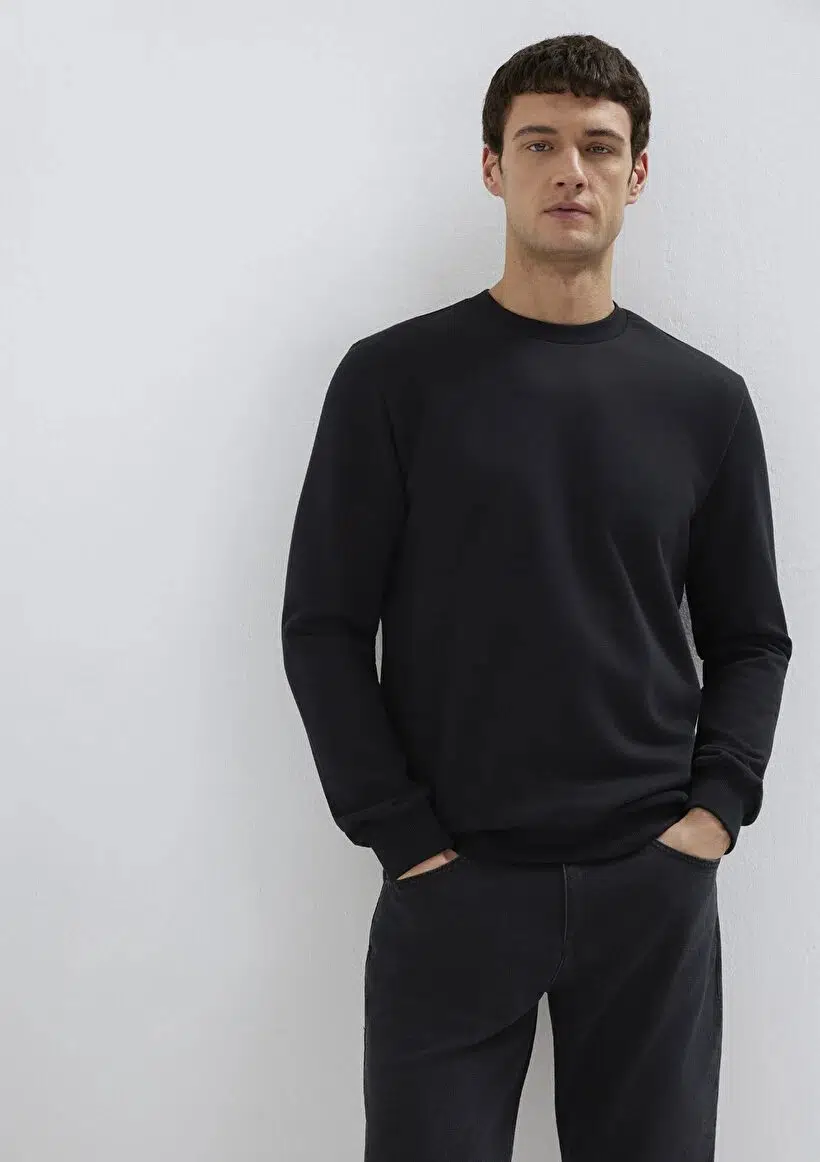 MAVİ SWEATSHIRT M0510457-900 - SİYAH
