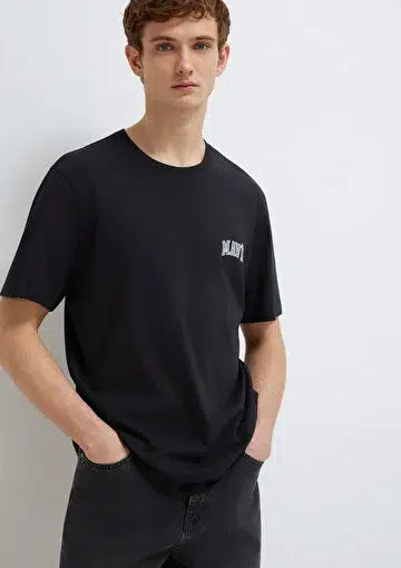 MAVİ T-SHIRT M0611714-900 - SİYAH