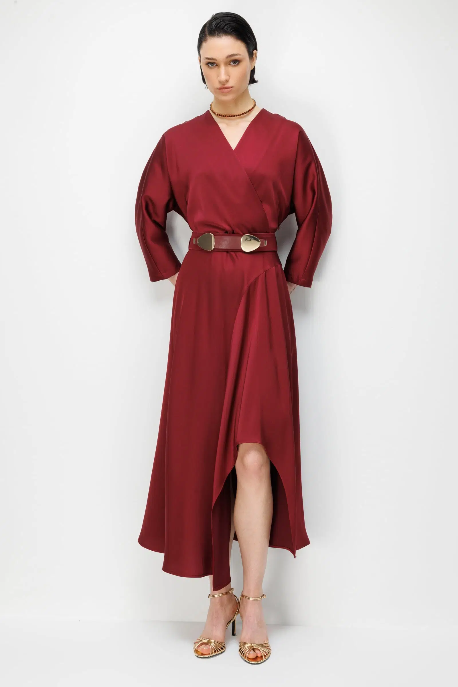 MODAİLGİ ELBİSE 60024 - BORDO