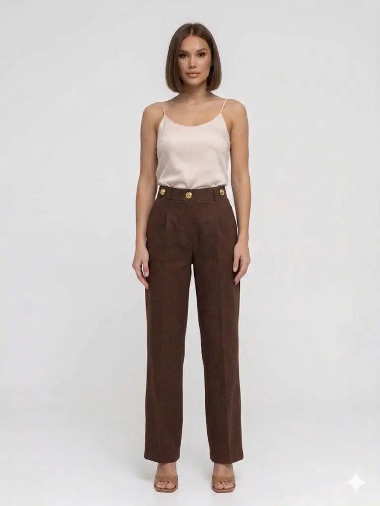 MODAİLGİ PANTOLON 40145 - KAHVE