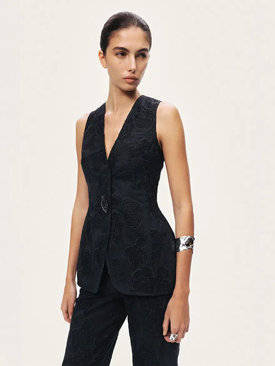 NOCTURNE YELEK 7083 - SİYAH
