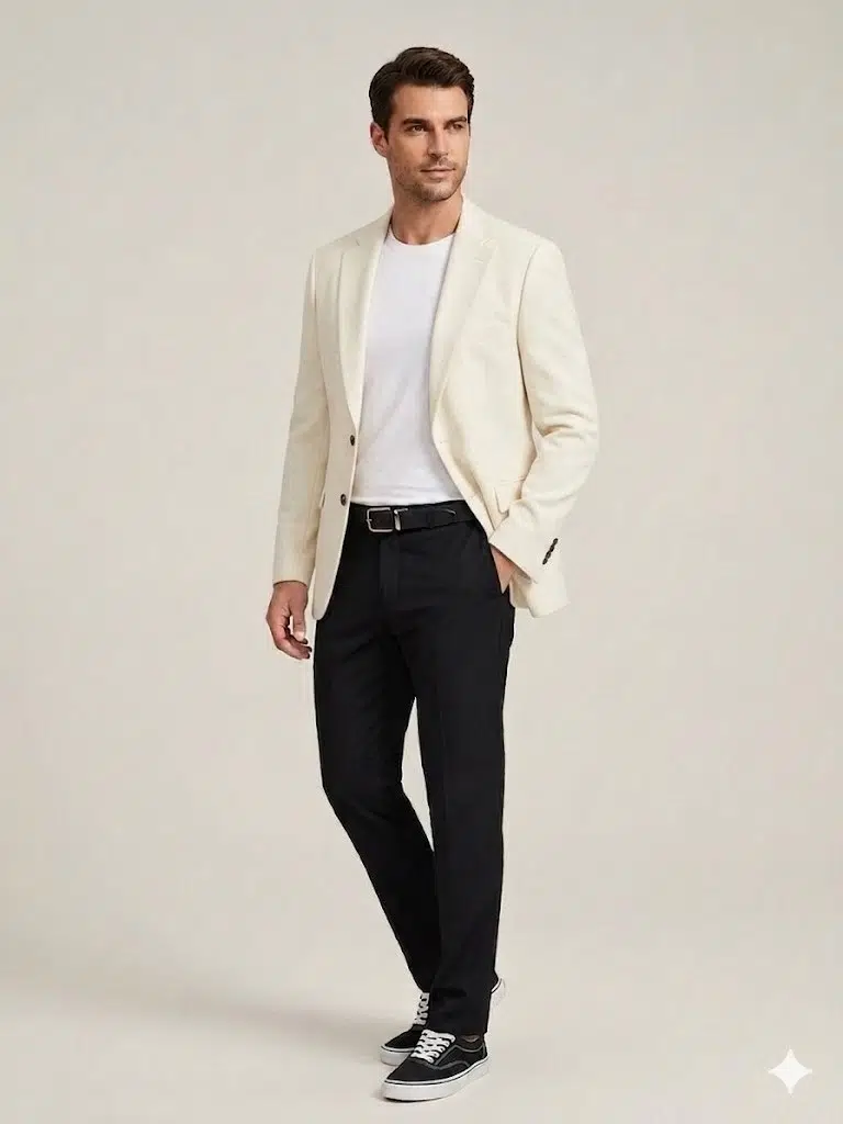 SELİM HAVAN Erkek Günlük Şık Blazer Ceket 0017 - EKRU