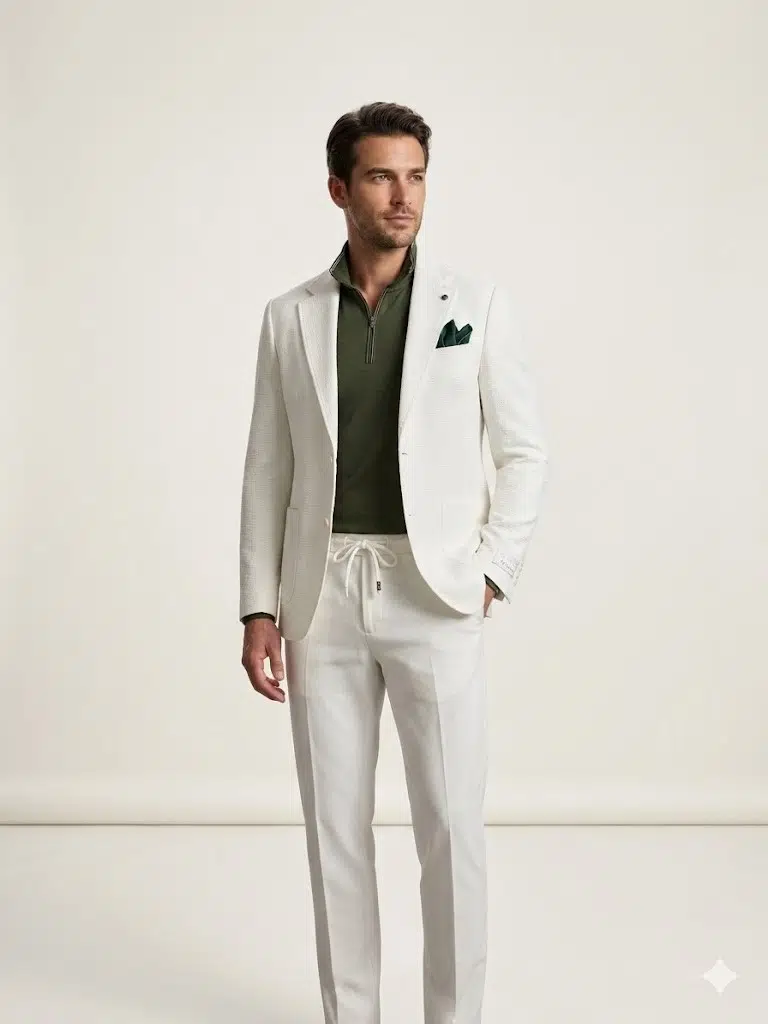 SİR CEKET Erkek Slim Fit Tek Düğme Blazer 3033