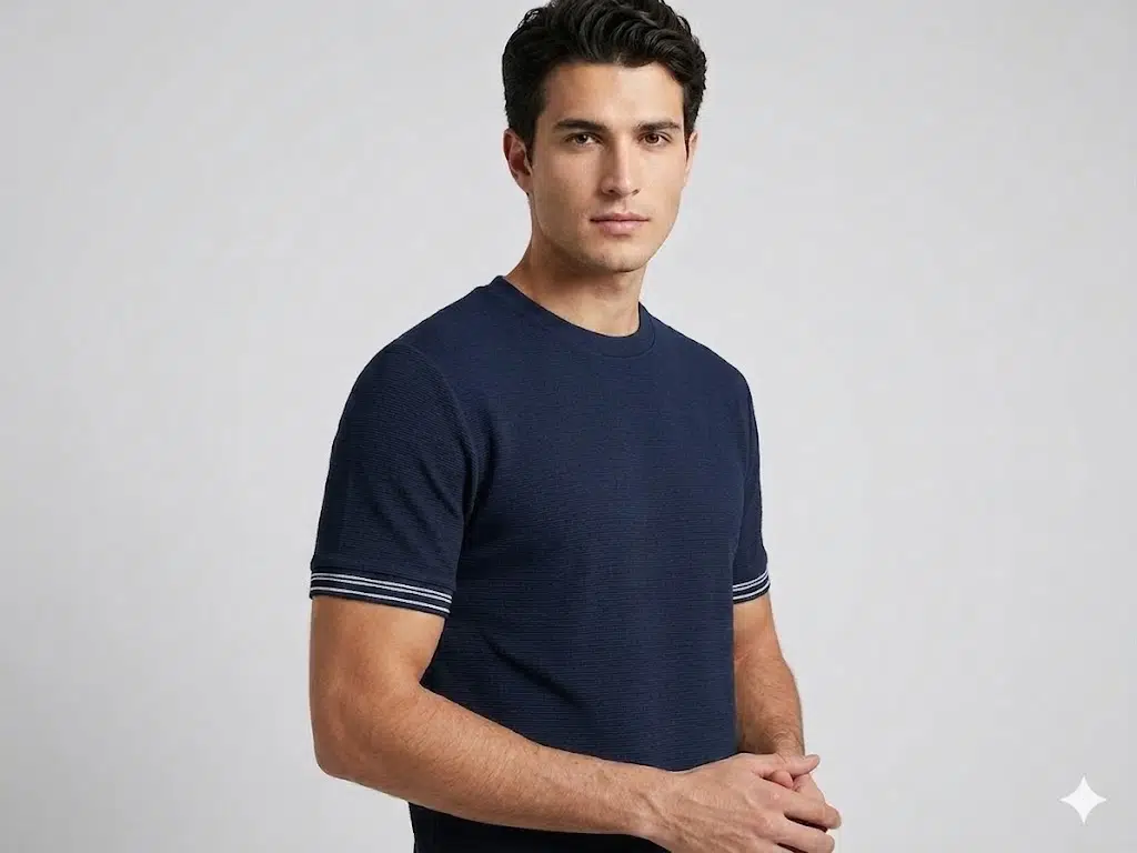 XINT T-SHIRT 502386 - LACİVERT